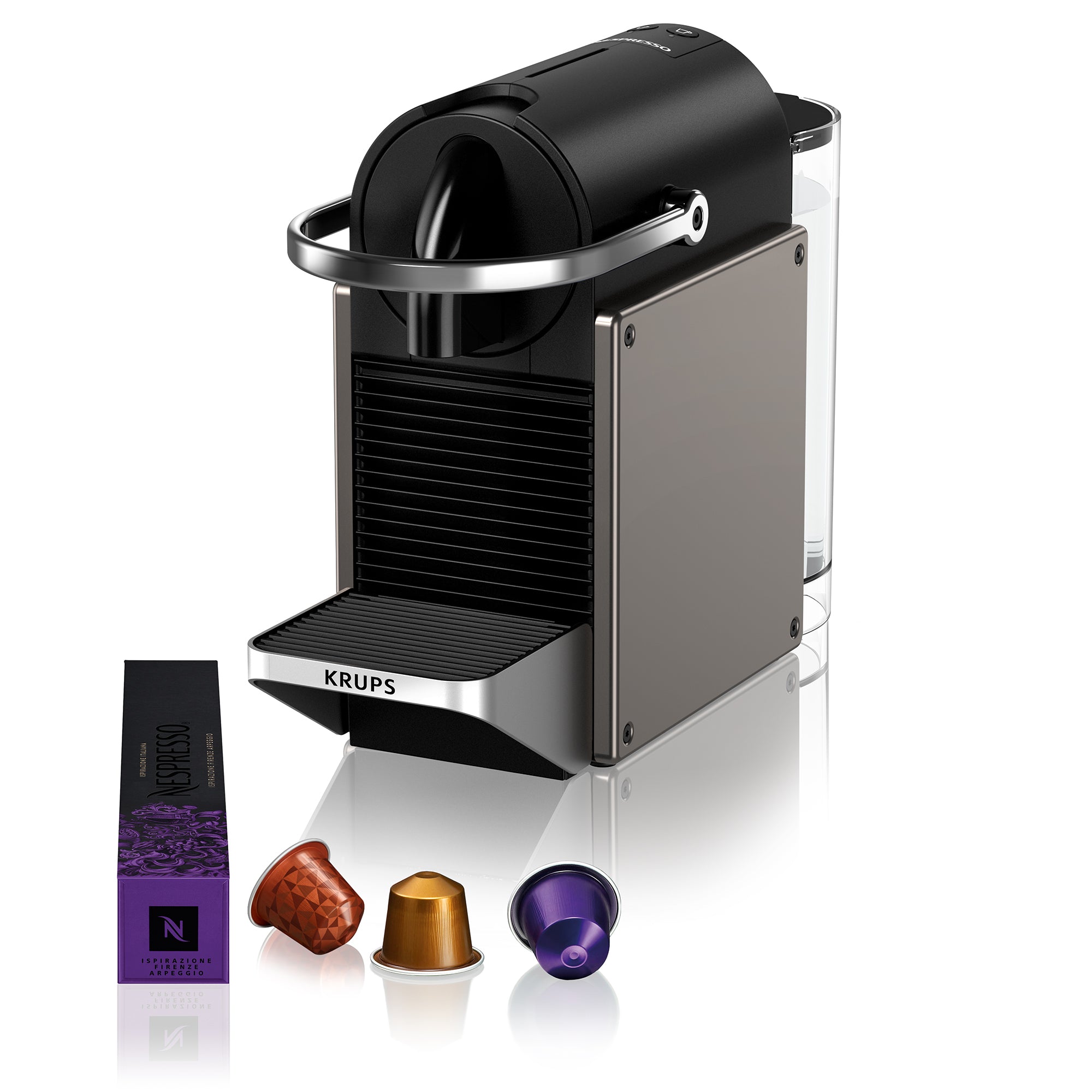 Capsule maker Krups XN306TK 17 bar black Packaging status original