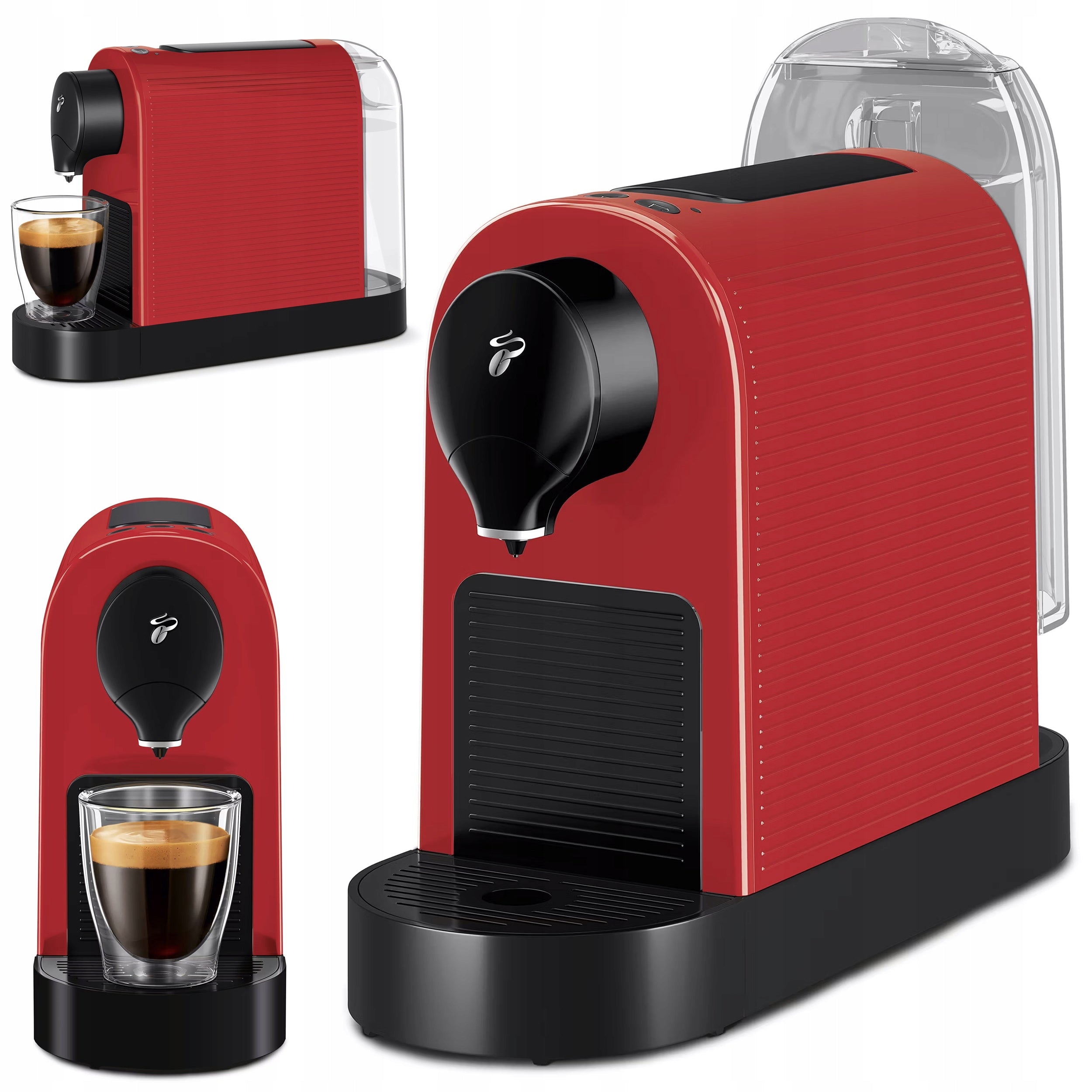 Capsule maker Tchibo Cafissimo Pure Plus red 15bar For capsules