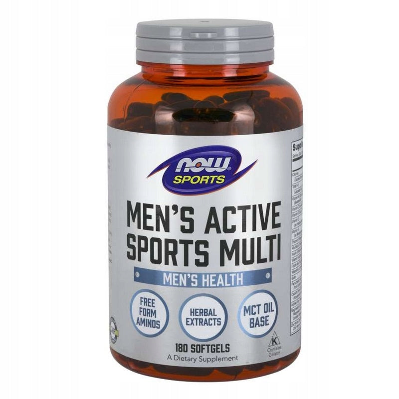 Capsule vitamins Now foods Men's Active Sports Multi multivitamin 180 g