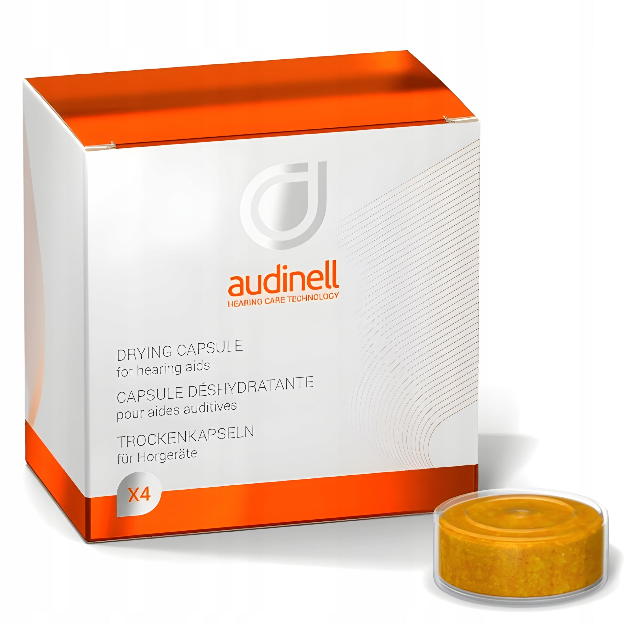 Capsules Dehumidifying Tablets for Hearing Aids Audinell 4 Pieces
