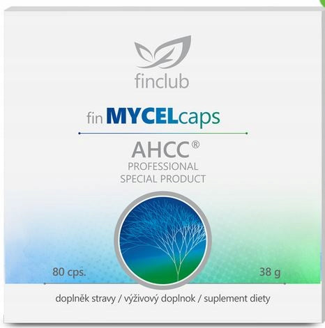 Capsules Finclub Fin Mycelcaps 80 pcs.Resistance from Finland AHCC Original Packaging status original