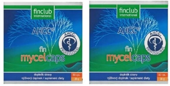 Capsules Finclub Fin Mycelcaps 80 pcs.Resistance, infections 2 packs