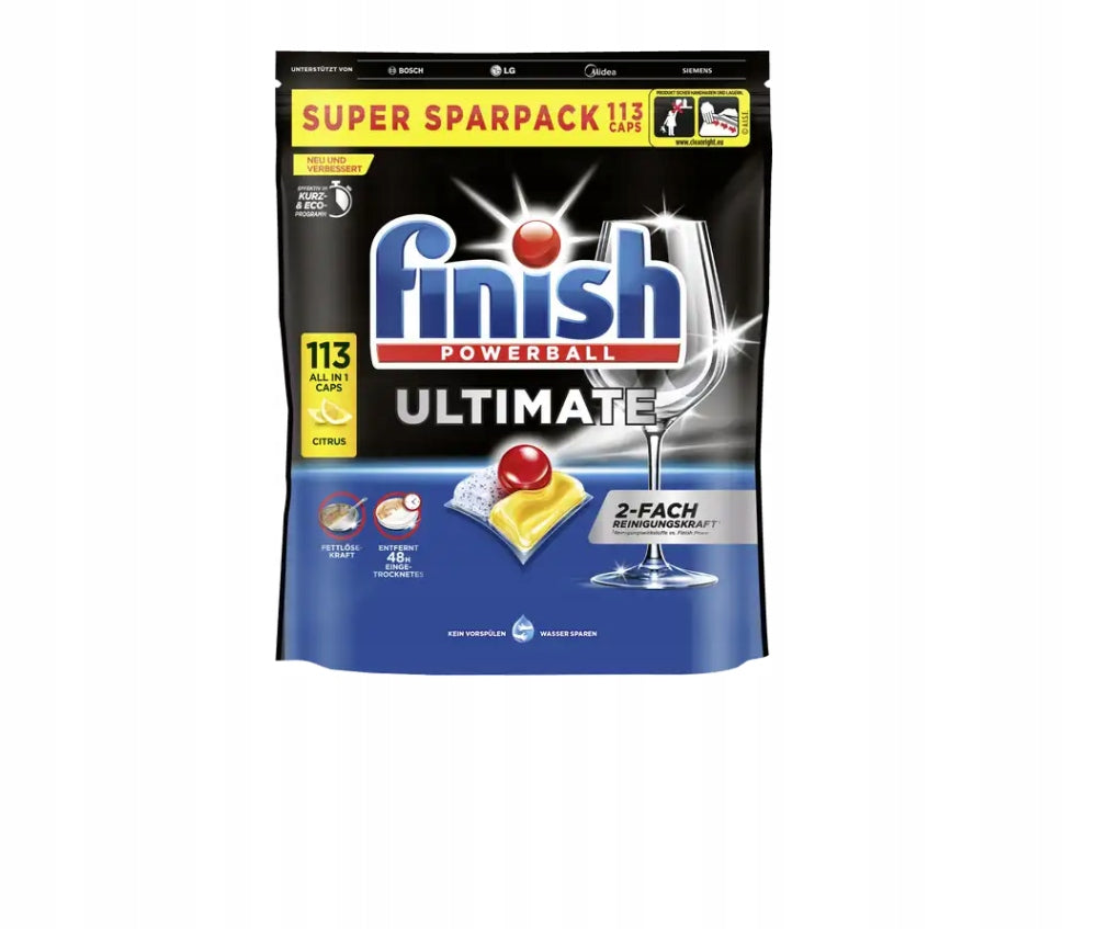 Capsules Finish Powerball Ultimate All in one citrus 113pcs