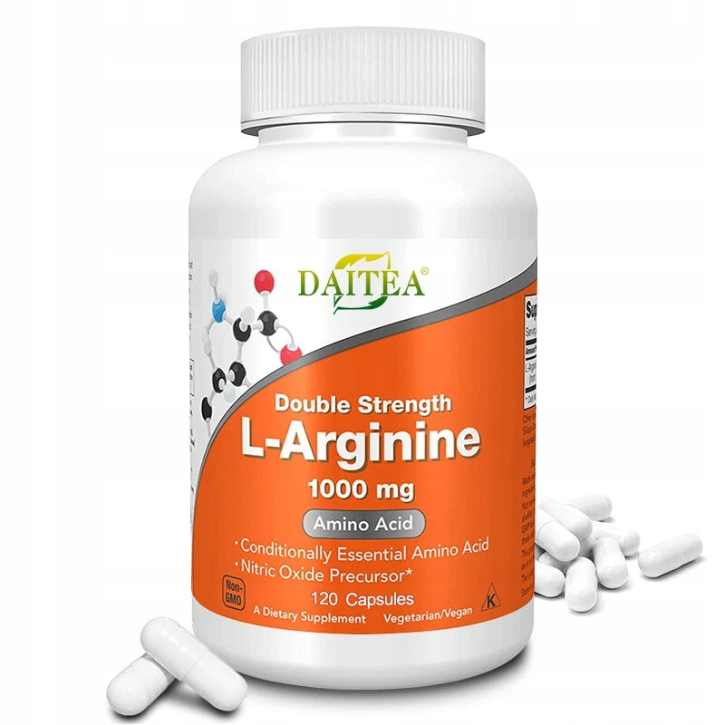 Capsules L-arginine 1000 mg, nitric oxide, muscle pump, training before s