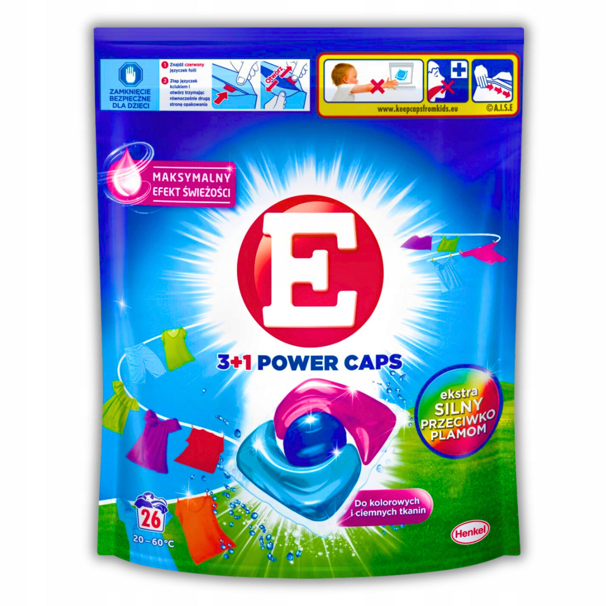 Capsules for Washing Fabrics E Colored 26pcs.