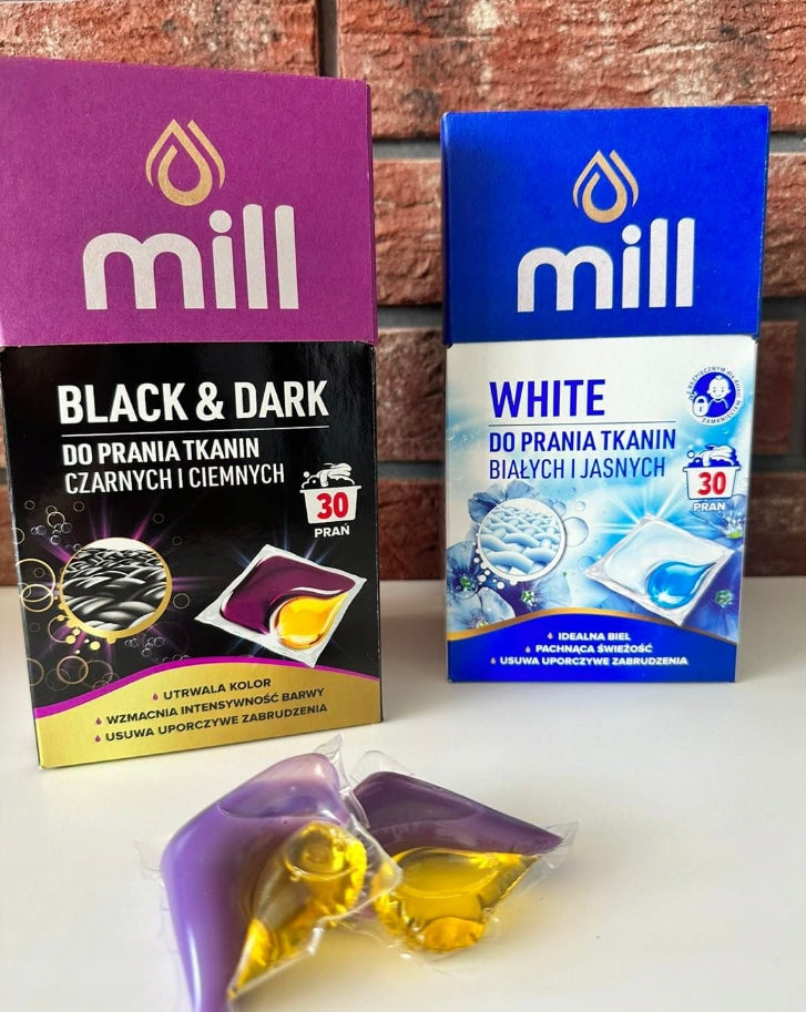 Capsules for washing black and dark EFFECTIVE EXTRA 3x30 washes Manufacturer code Mill blackdark