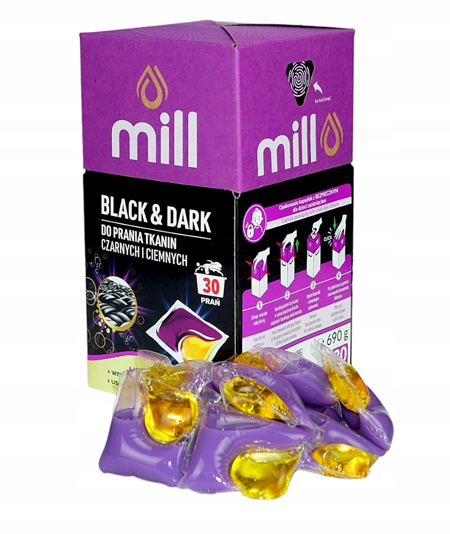 Capsules for washing black and dark EFFECTIVE EXTRA 3x30 washes