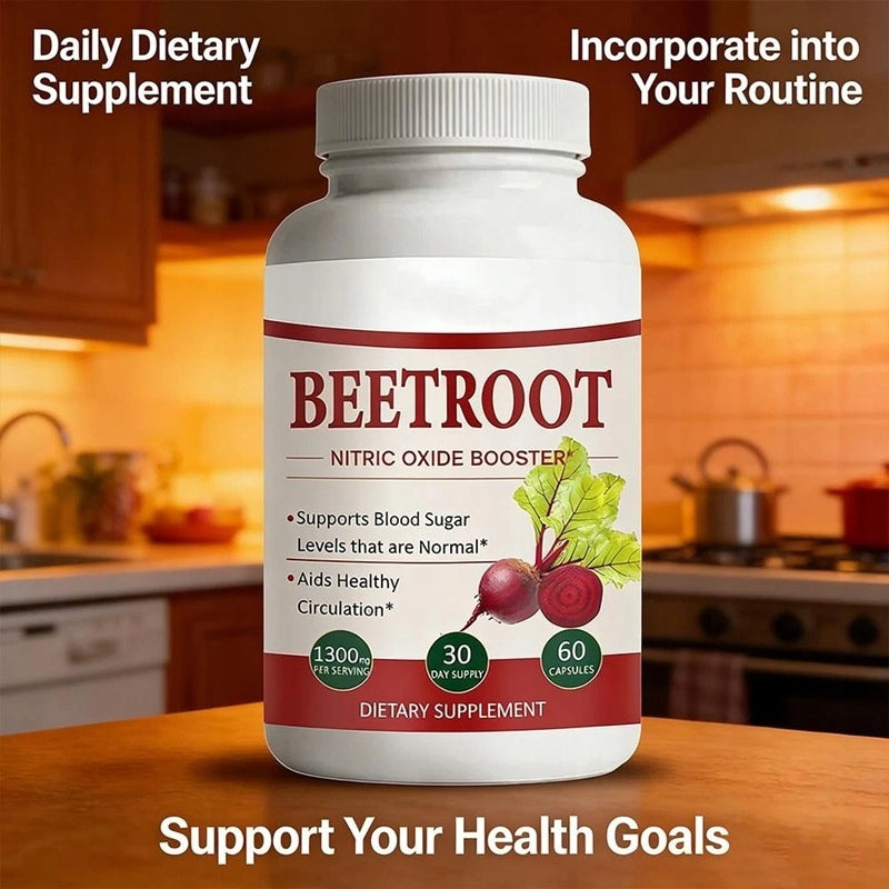 Capsules with beet root - nitric oxide enhancer Beet supplements Expiration date at least 1 year from the date of purchase