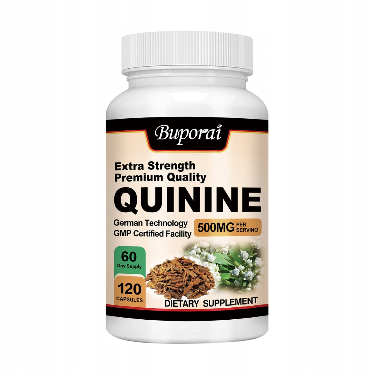 Capsules with quinine 500 mg - Support for leg cramps, stomach health and...