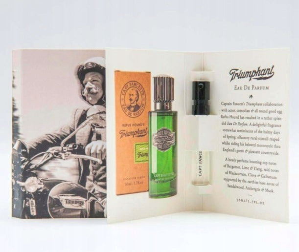Captain Fawcett - Triumphant Eau De Parfum - Men's Perfume, Sample 2ml Product weight with unit packaging 0.1 kg