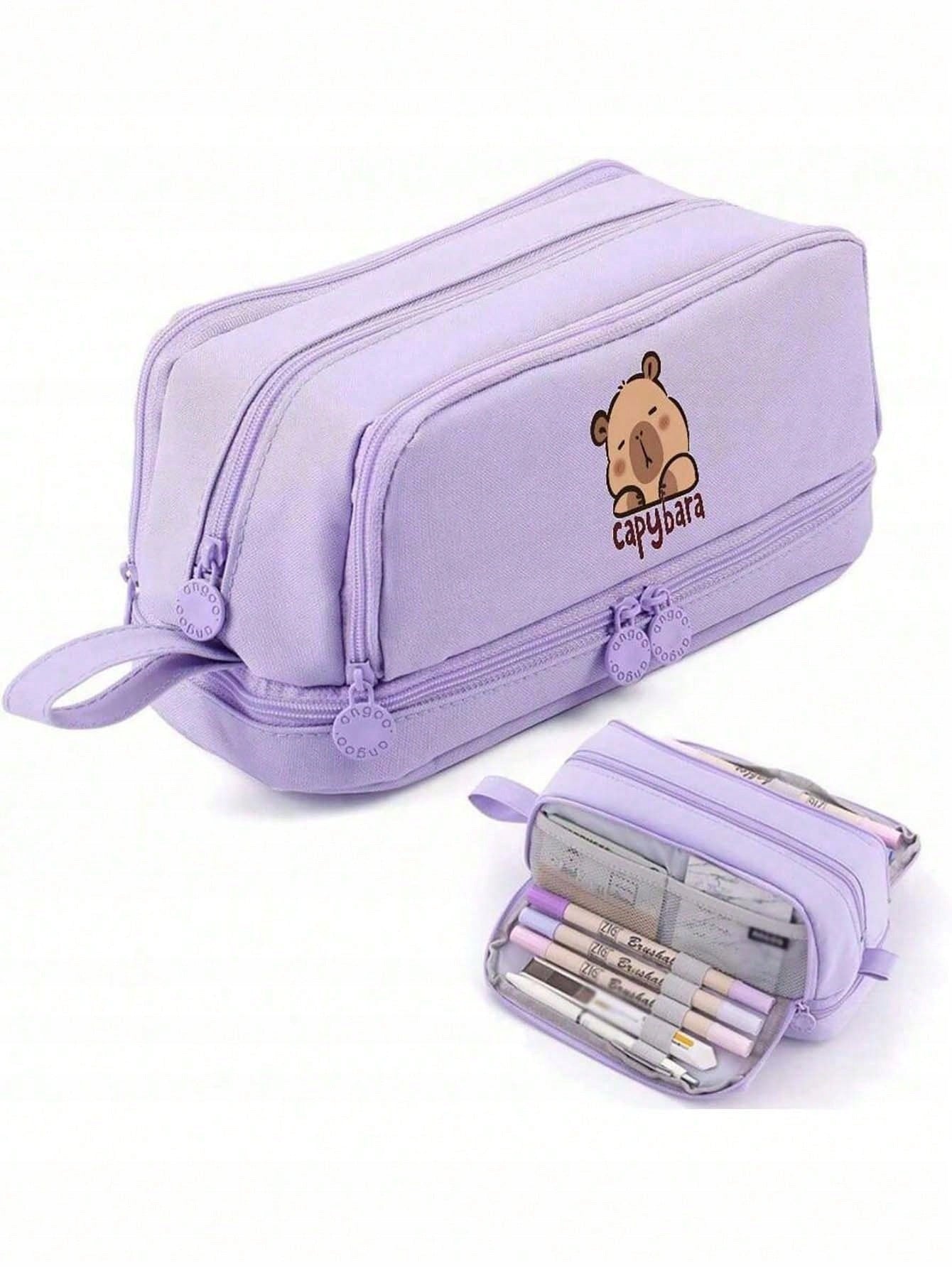 Capybara Large Capacity High-Value Creative Stationery Storage Bag
