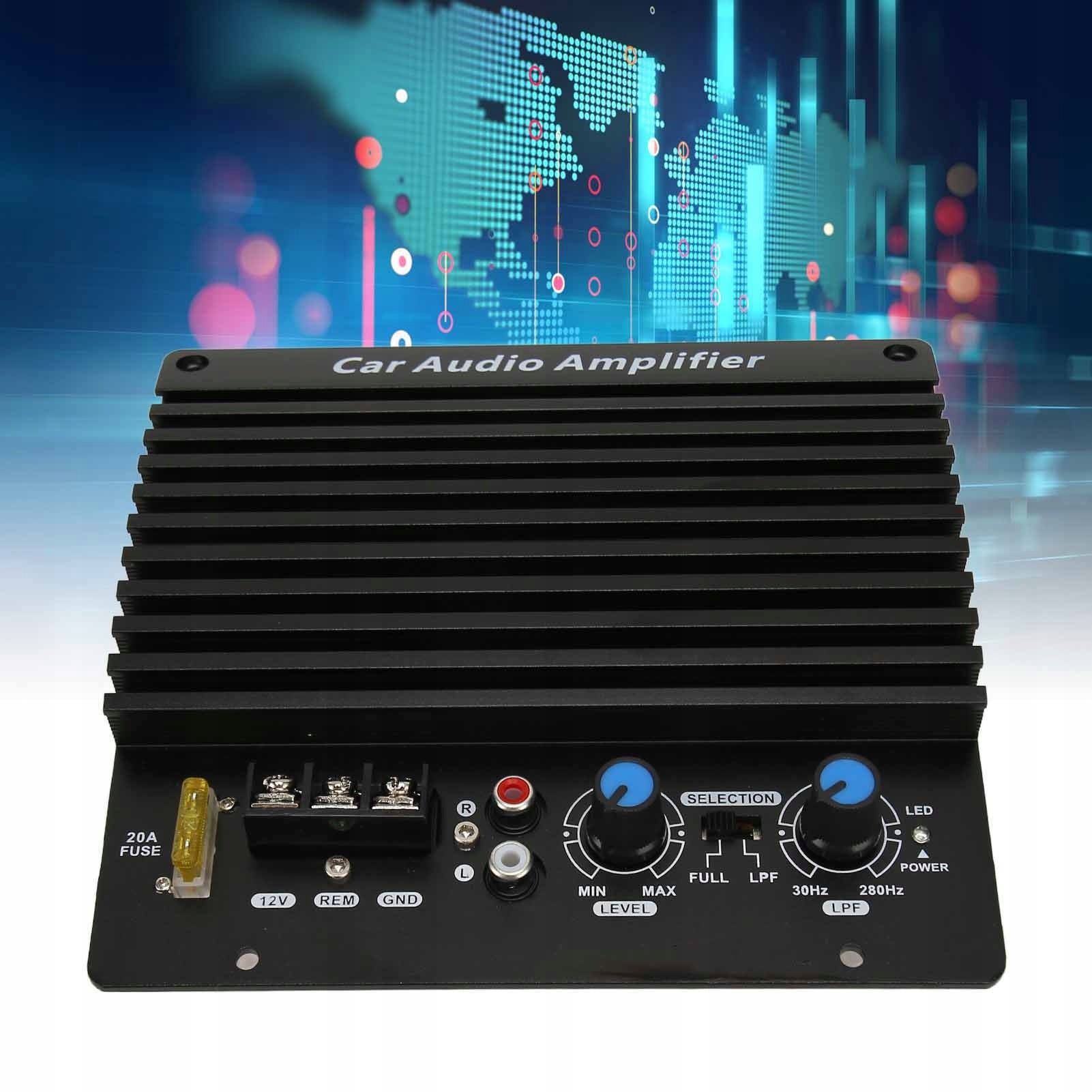 Car Amplifier 4 Channel 12V 100W