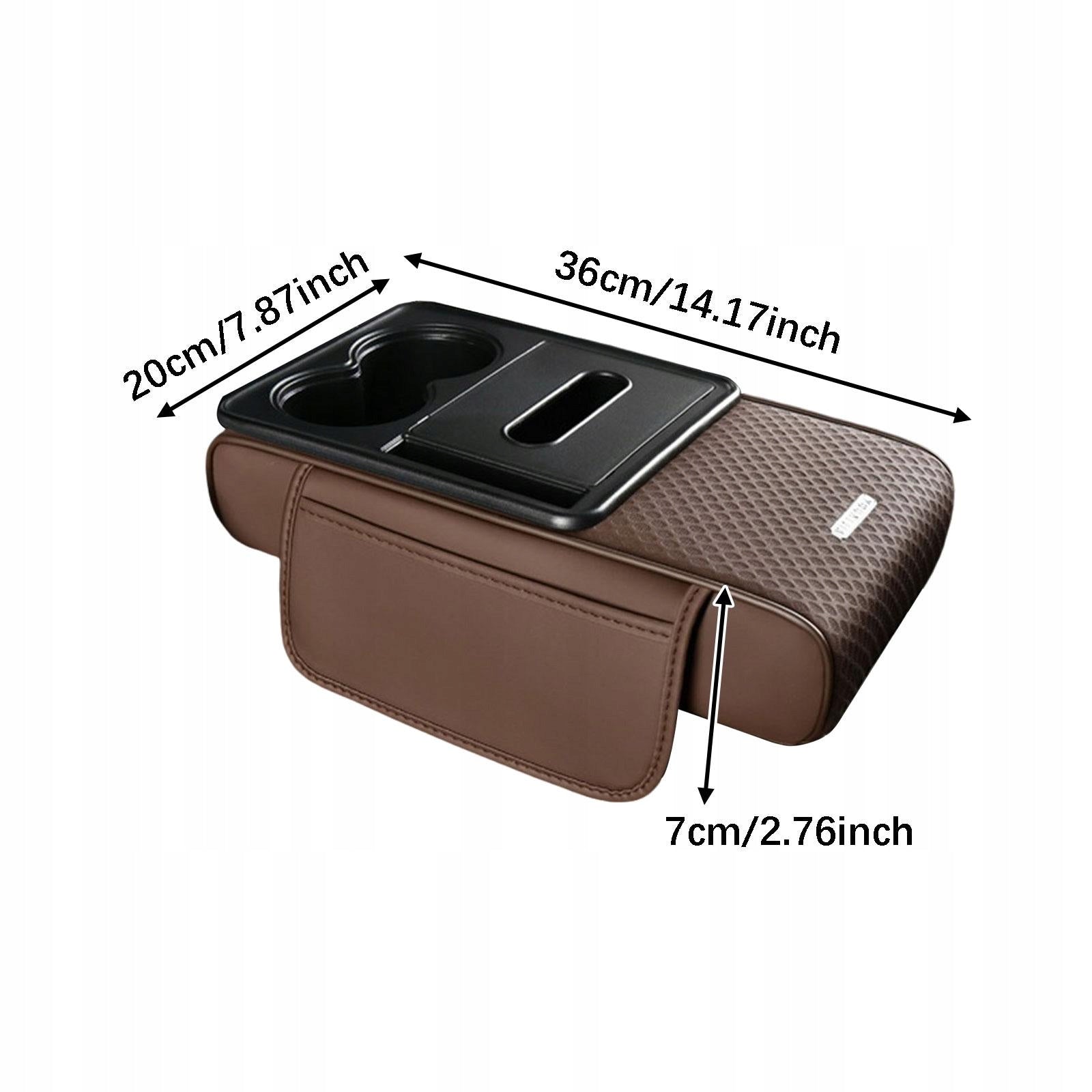 Car Armrest Pad Universal Center Console Organizer Interior Storage coffee Packaging status original