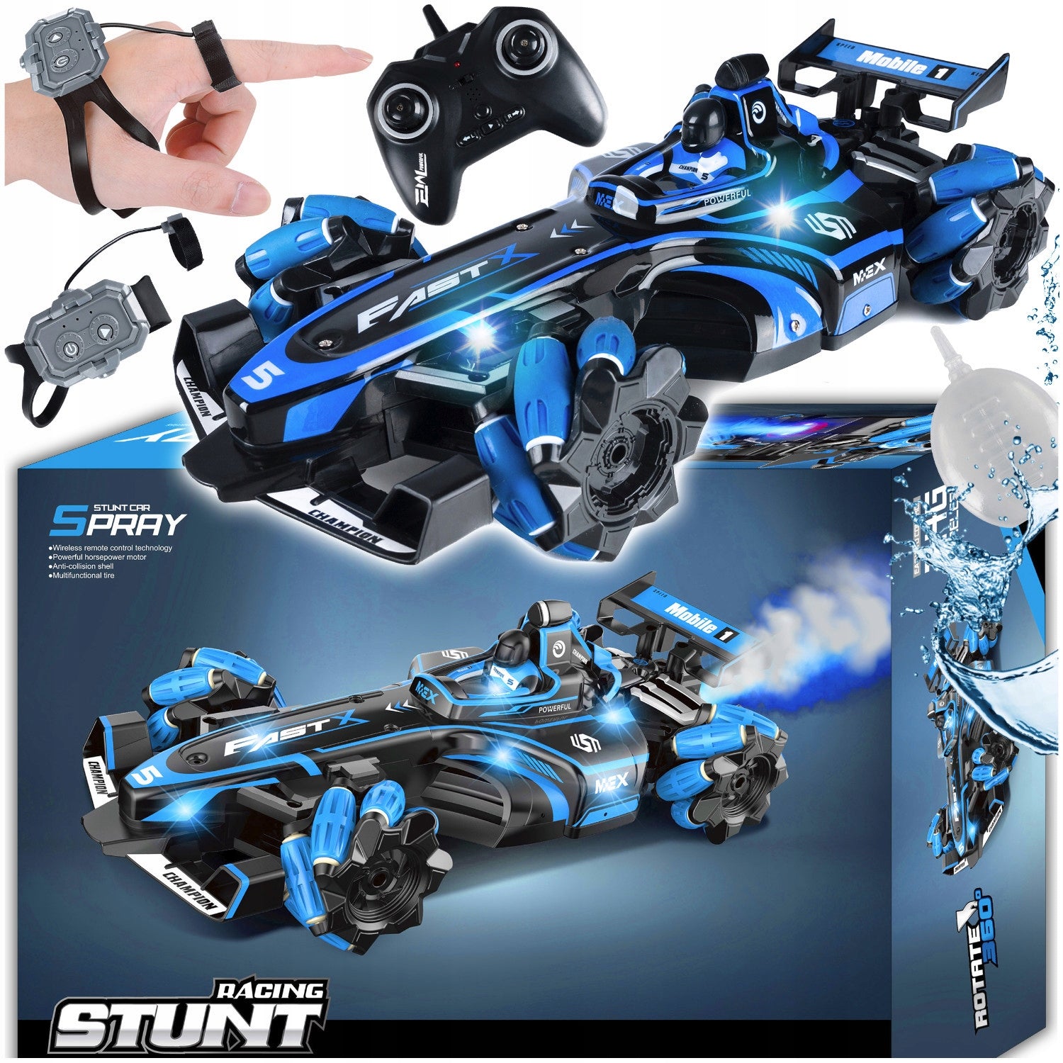 Car Auto Rc Remote Controlled Gesture Drift 4X4 Car Formula Smoke