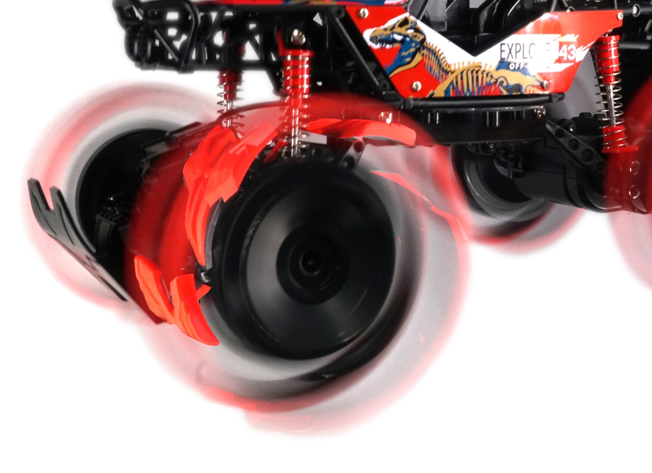 Car Auto Remote Controlled Off-Road Drive 4x4 Red 33,5x24x18cm Brand no brand