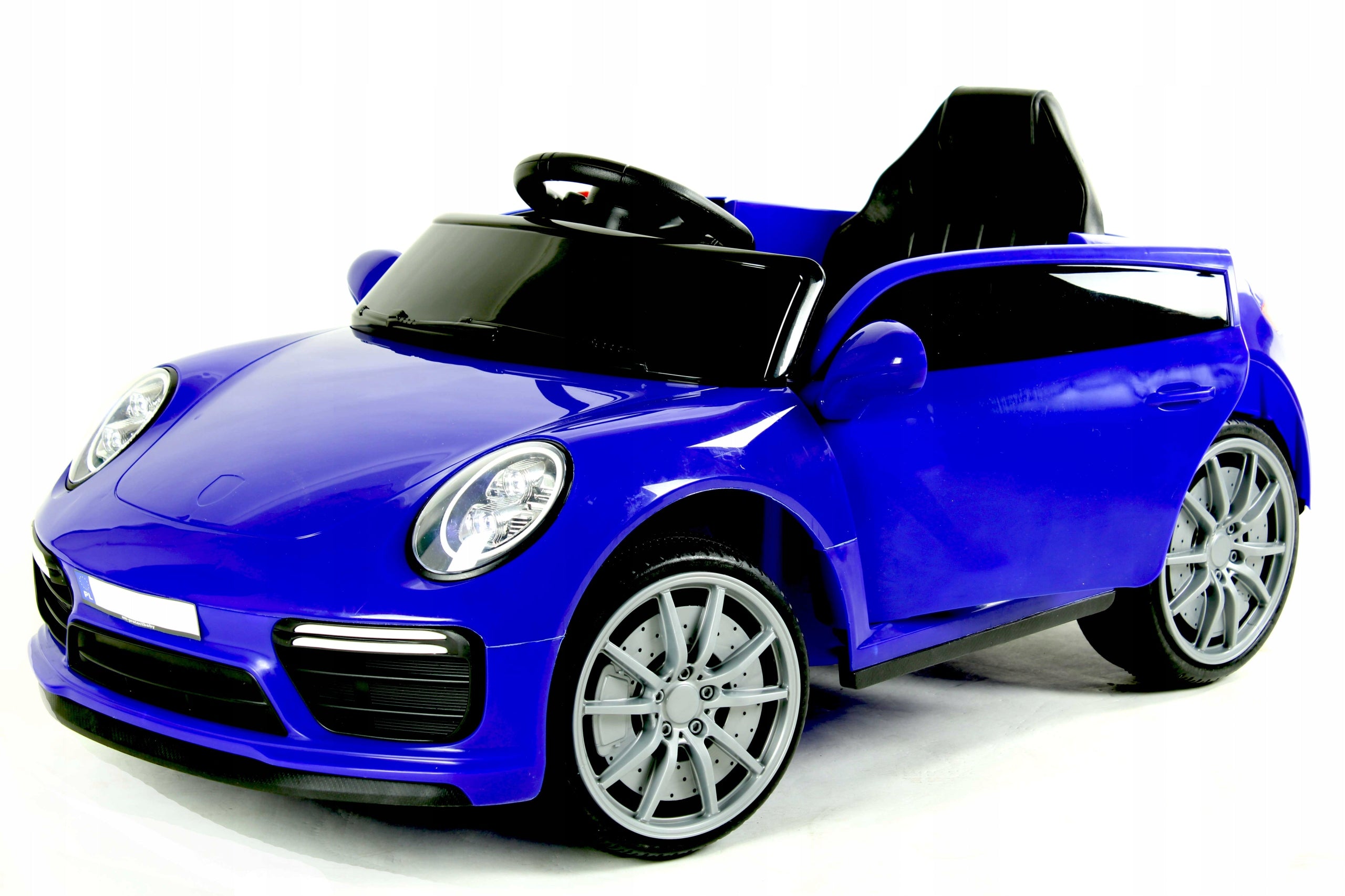 Car Battery Operated Car, Music, Red, Blue