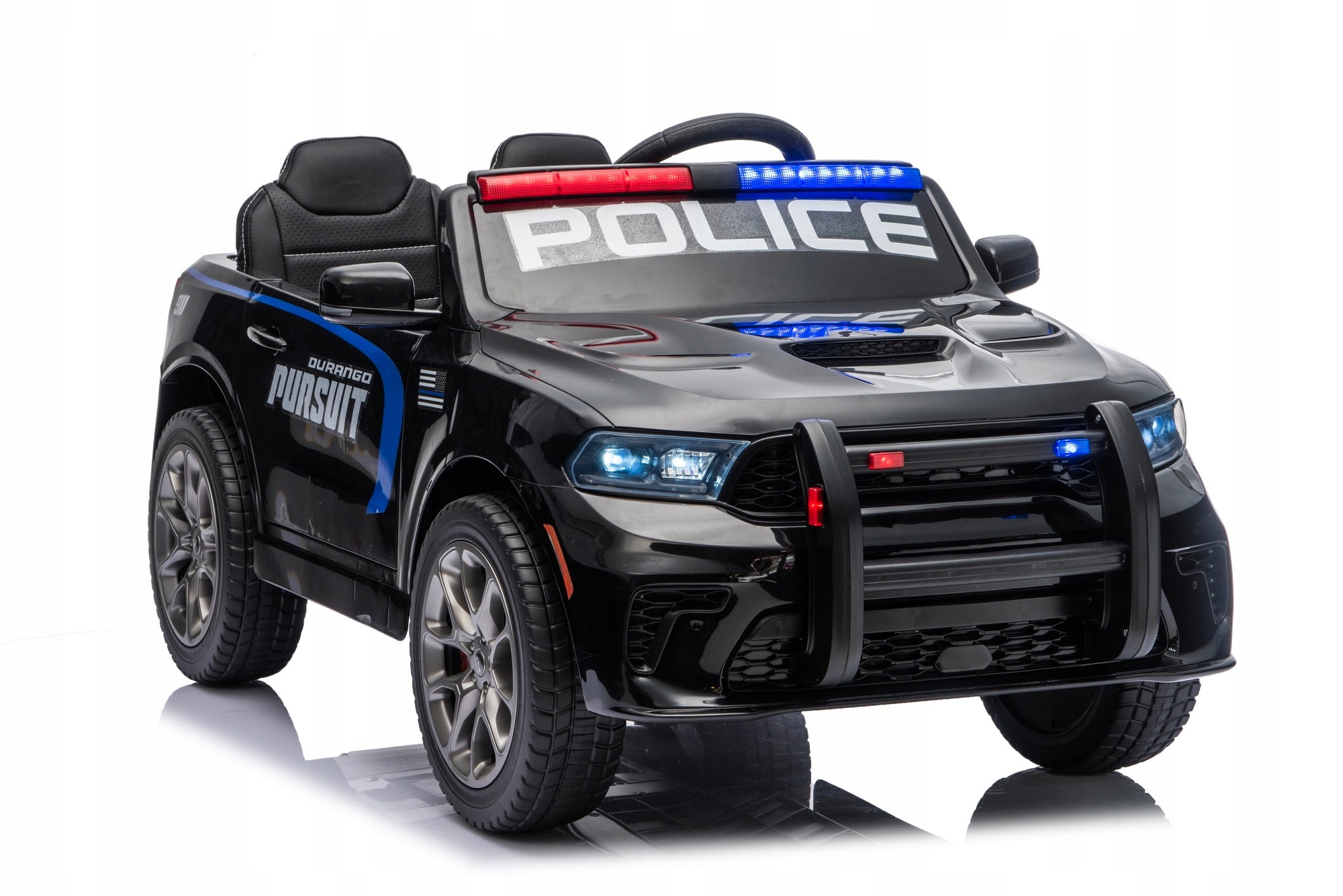 Car Battery Operated Dodge Police / Guard Durango SRT HELLCAT 4x4 12V 10Ah