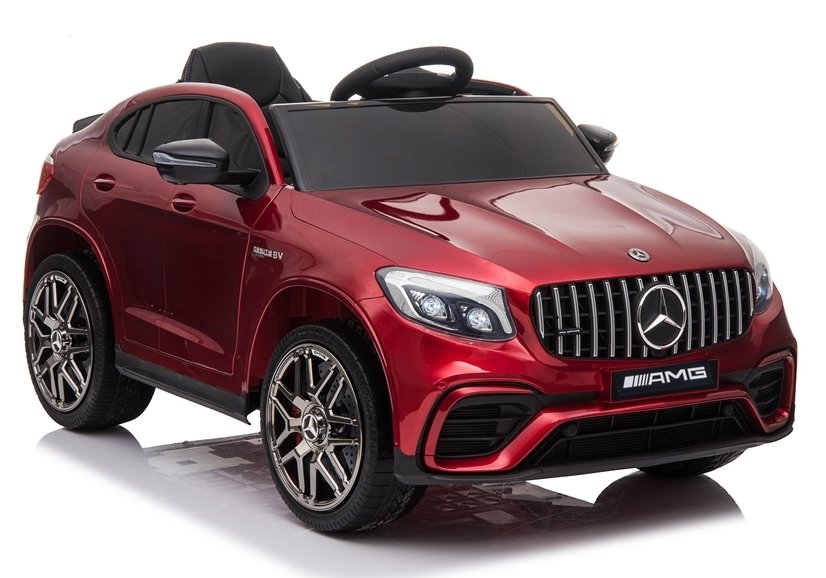 Car Battery Operated Mercedes GLC 63S 4x4 180 Watt Burgundy Lacquer Boards