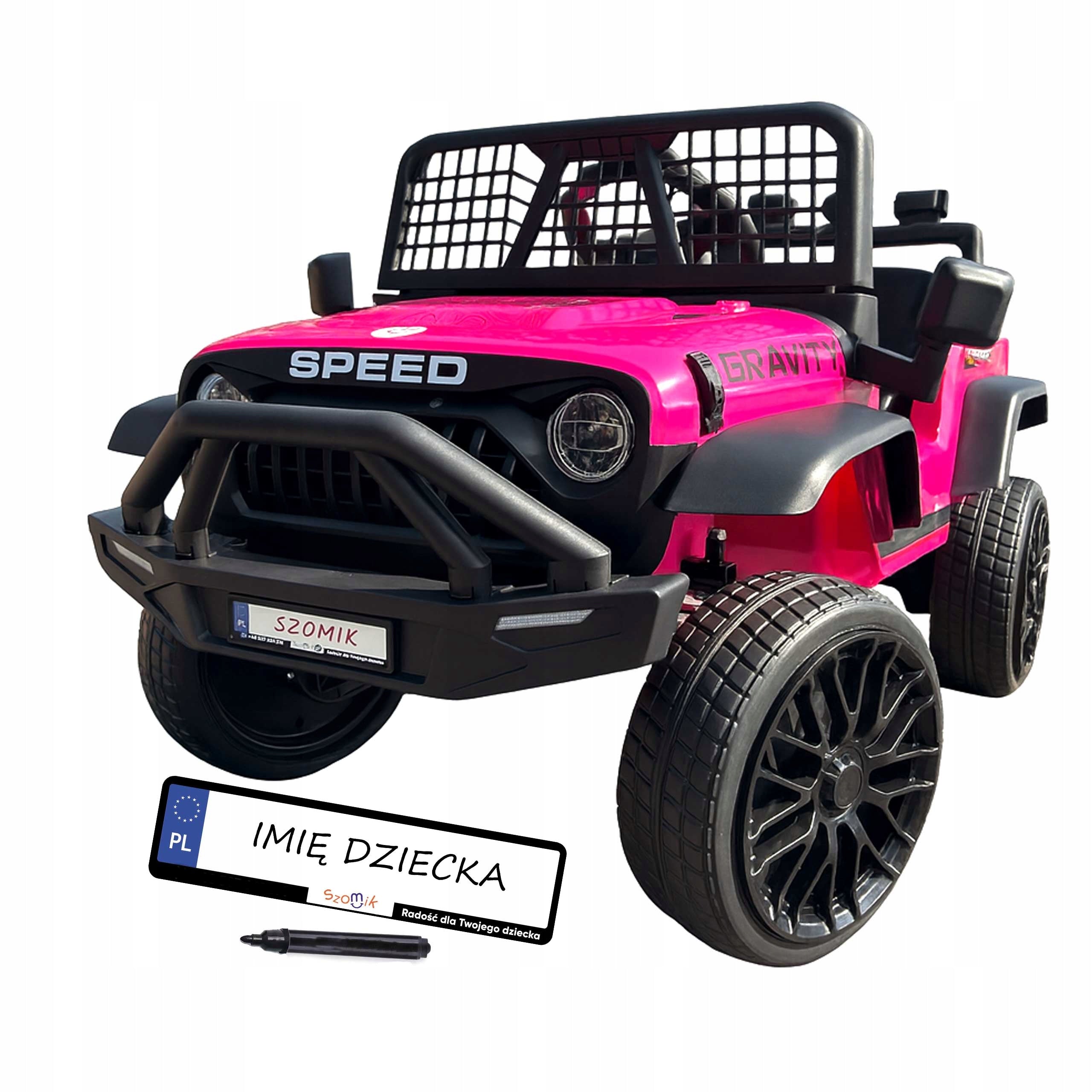 Car Battery Pack for Kids Buggy 4x4 12V EVA LEDs Remote Control 2.4G Boards