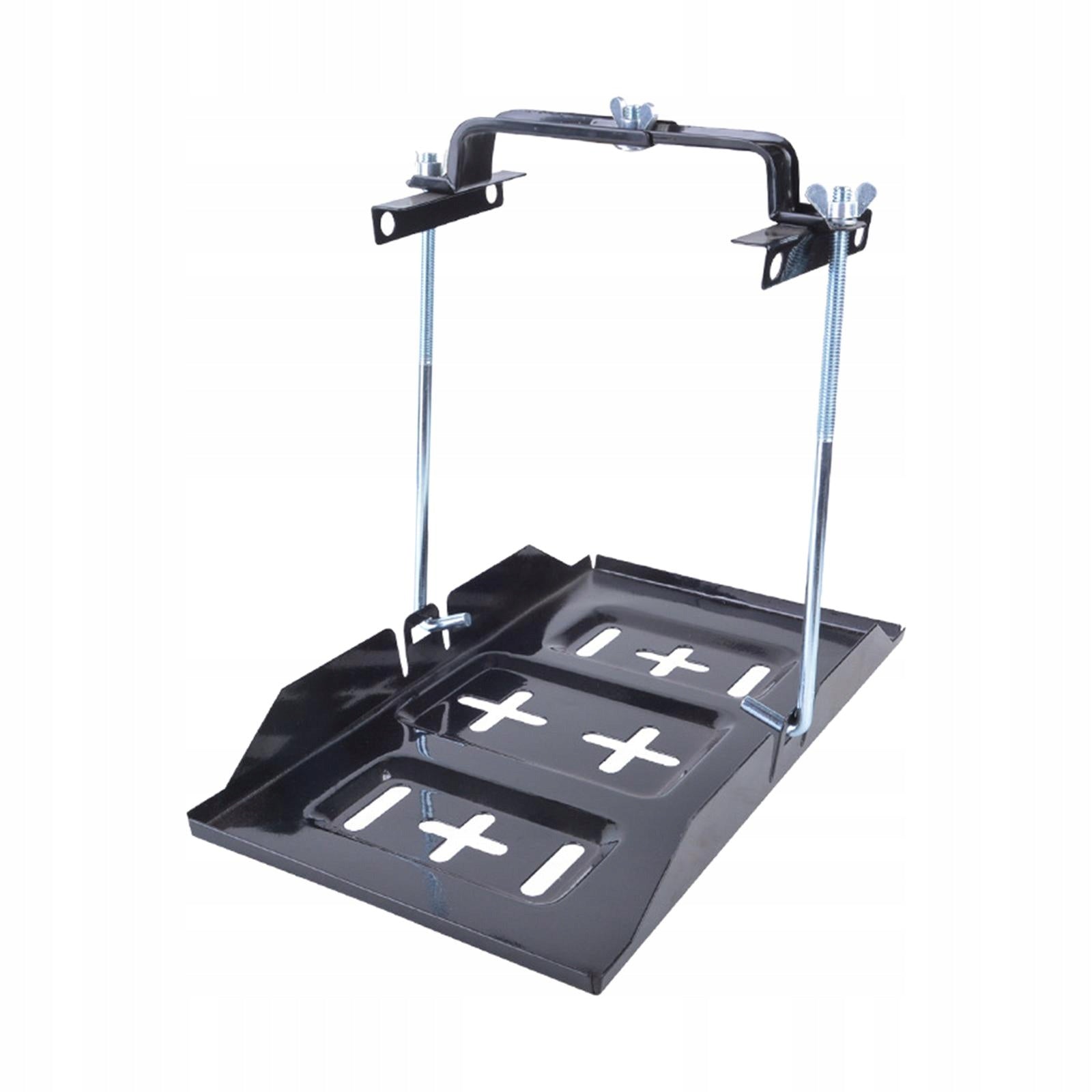 Car Battery Tray 22cm Bolts Adjustable Clamp Mount Bracket Hold Down Clamp