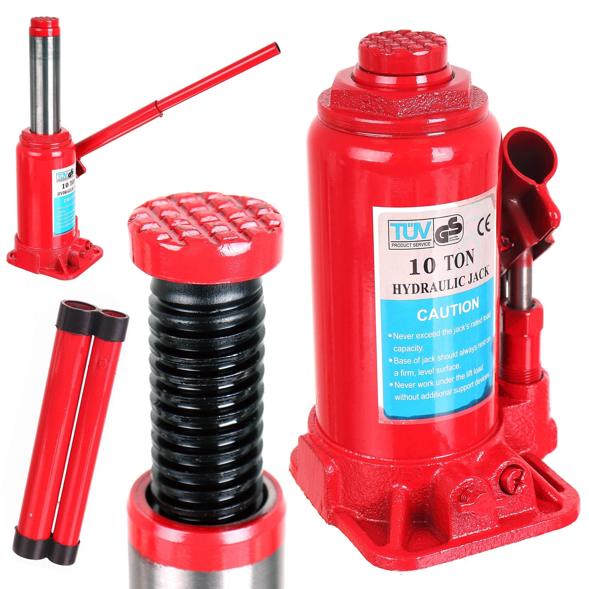 Car Bollard Lift Hydraulic Bottle Lever 10TON 200-390