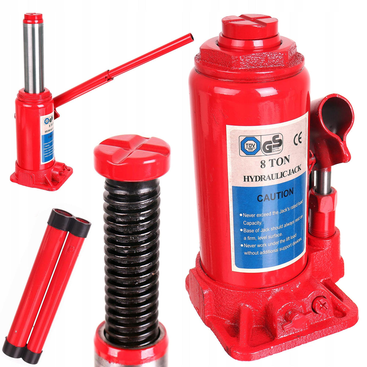 Car Bollard Lift Hydraulic SUV VAN Bus 8 TON 200-390mm