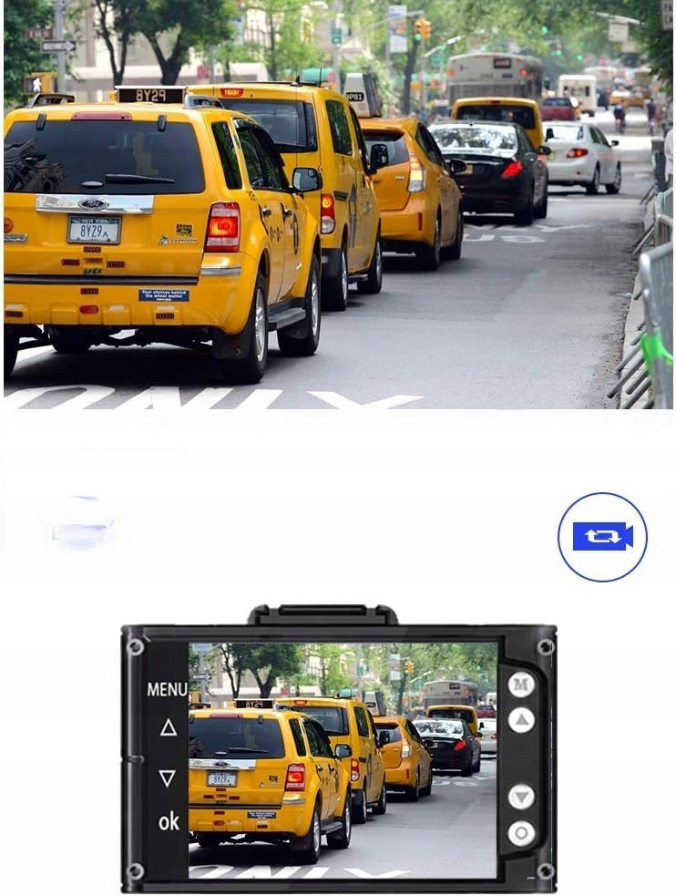 Car Camera 1080P Full HD Night Vision With 2 Inch LCD Display Packaging status original