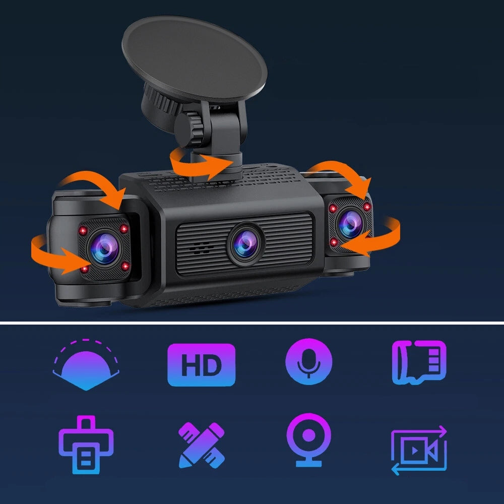 Car Camera 360° 4x Full HD 1080P G-Sensor IR Night Parking PL Model 6901593398489