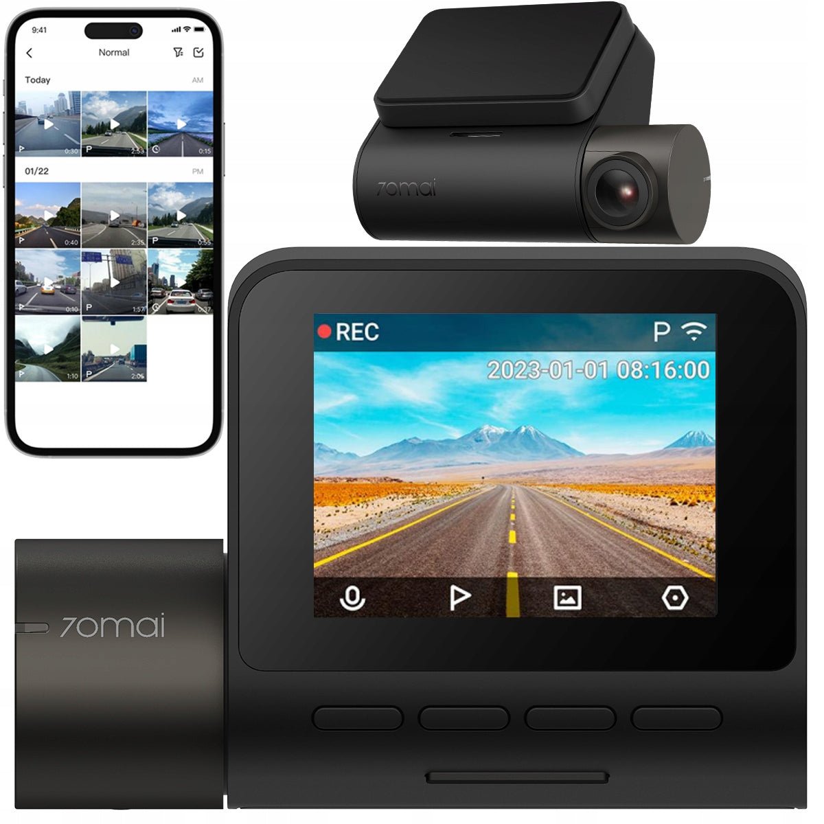 Car Camera 70mai A200 DASH CAM HDR Video Recorder for Gift