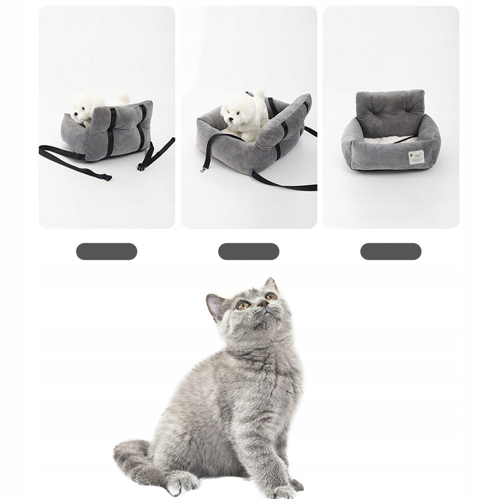 Car Carrier Dog seat travel for Car Car fastener Bed Dog Car Seat 2in1 Main material other