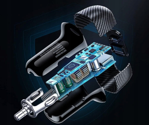 Car Charger Fast Charging USB USB C QC PD Apple Samsung 38W Cable length 0 m