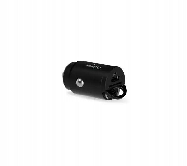 Car Charger Puro Mini Car 2x USB-C Power Delivery 30W Black Packaging status original