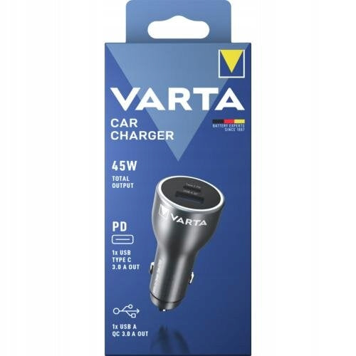 Car Charger VARTA Car Charger 45W Graphite Manufacturer Varta