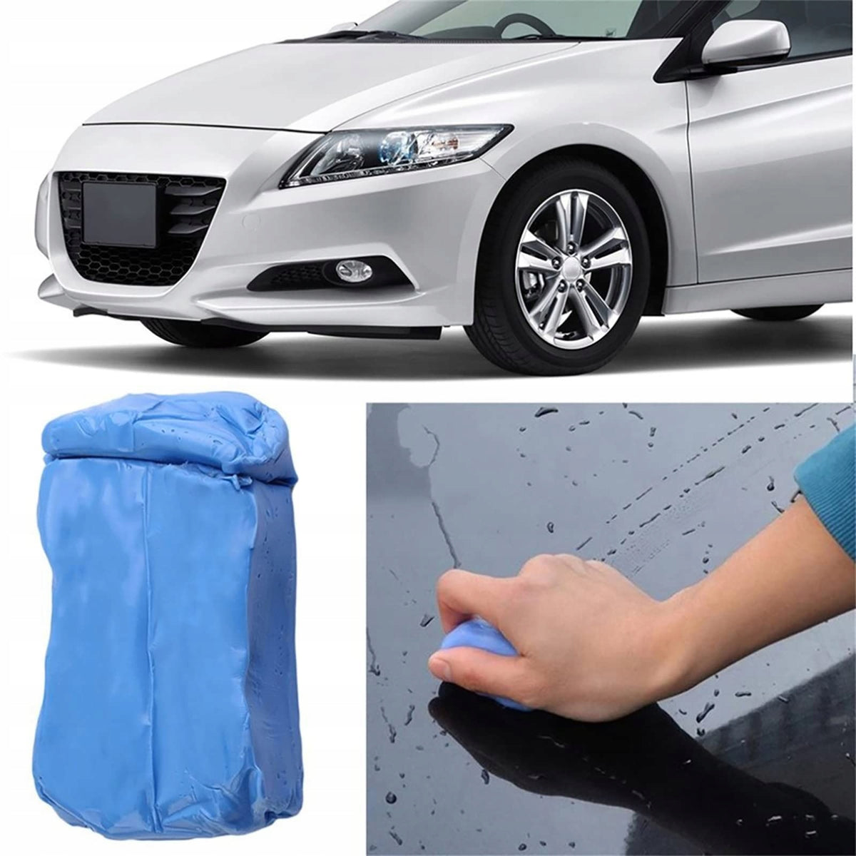 Car Clay for Varnish and Glass Removes Difficult Dirt Resin Packaging status original