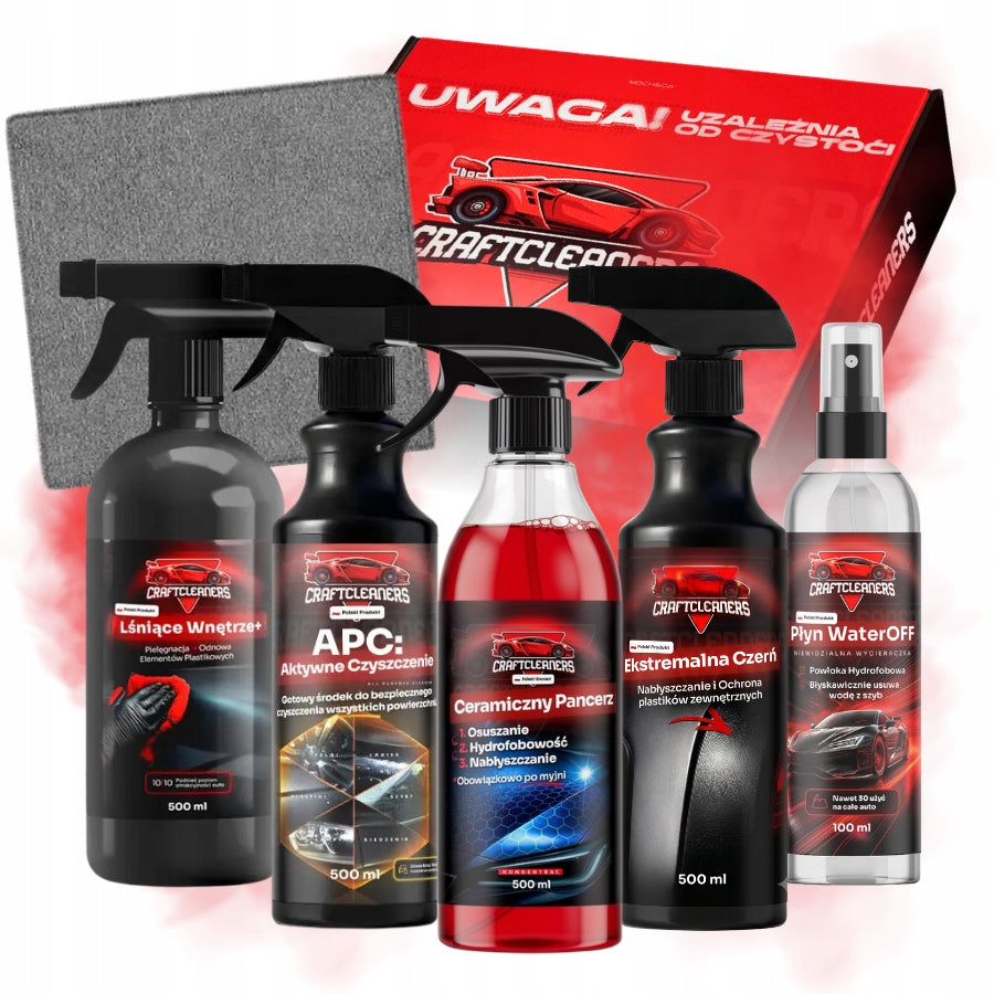 Car Cleaning Care Cosmetics Set Detailing 6in1