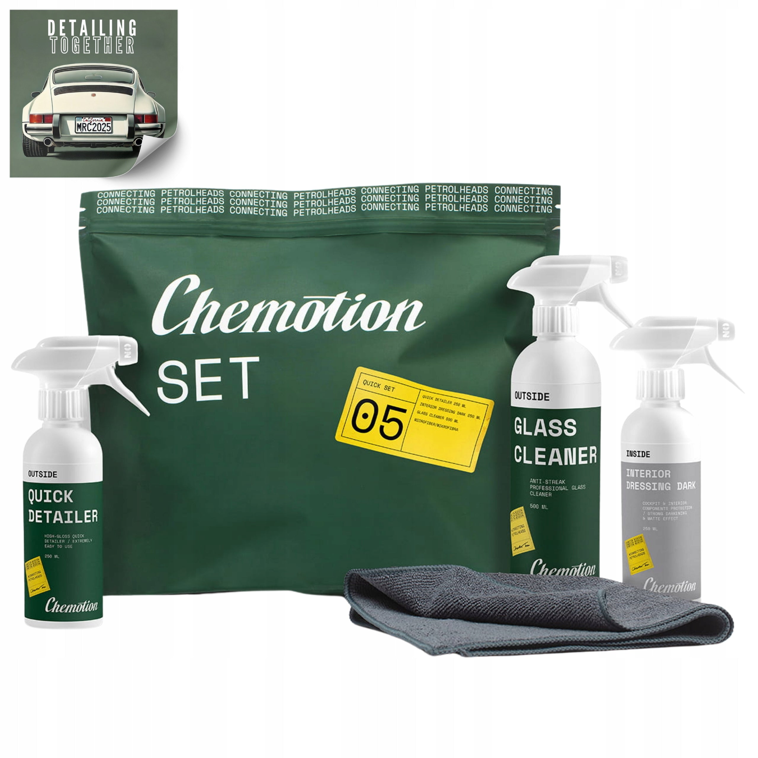 Car Cleaning Kit Car Lacquer Interior Chemotion Quick SET