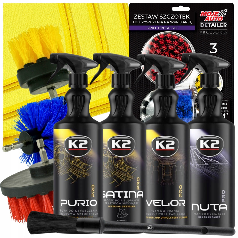 Car Cleaning Kit Cosmetic Car Care Large K2 Pro