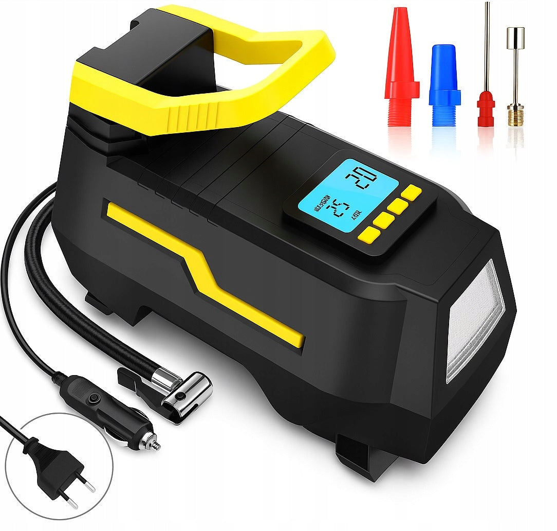 Car Compressor 12V/230V 10,5 Bar LED Electric Pump (ZR89)