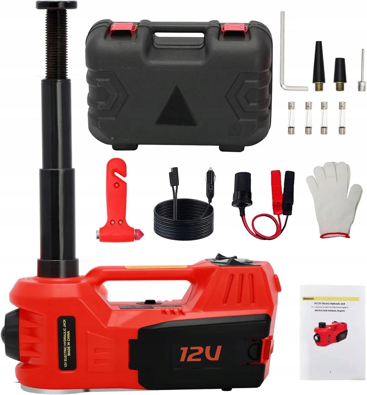 Car Compressor Electric Leaver 5T DC 12V Hydraulic 4in1