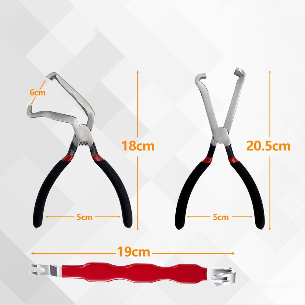 Car Connector and Cube Detachment Pliers 3 Pcs Straight and Curves Packaging status original