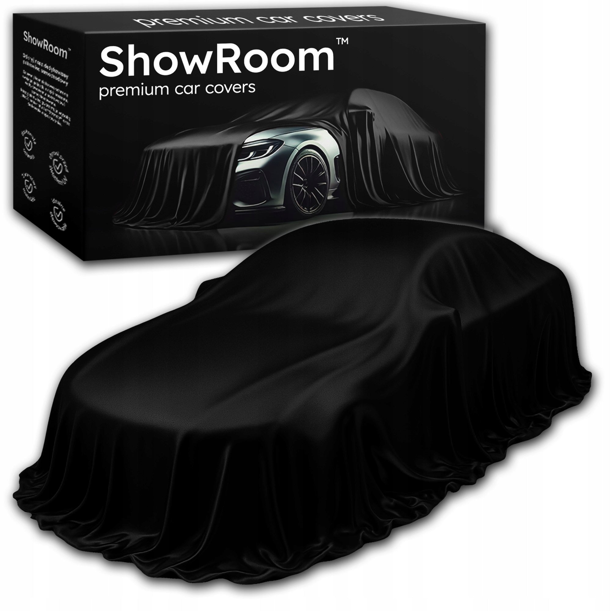 Car Cover Exhibition Showroom Premiere Car Pickup - Black