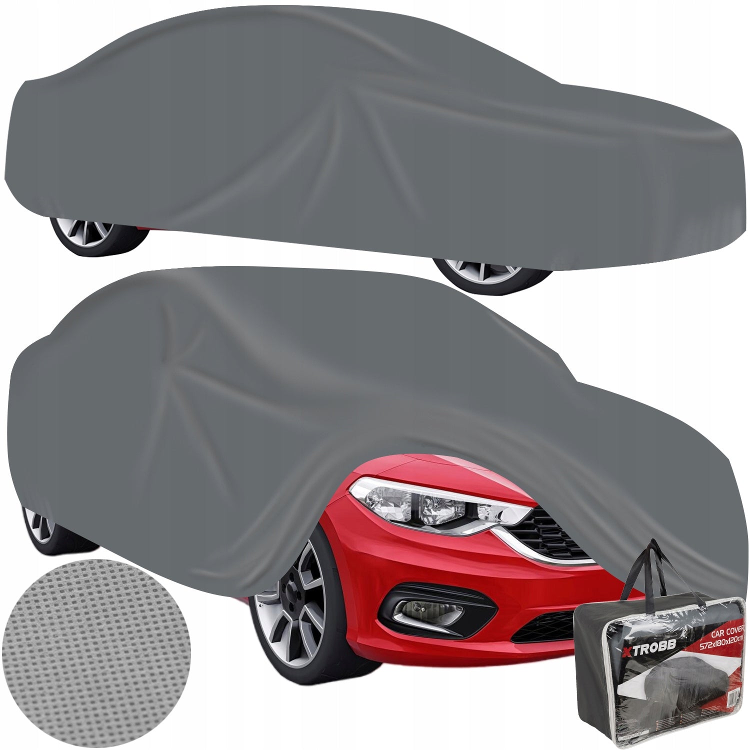 Car Cover Protective Tarpaulin for Auto Large Cover Protection Strong