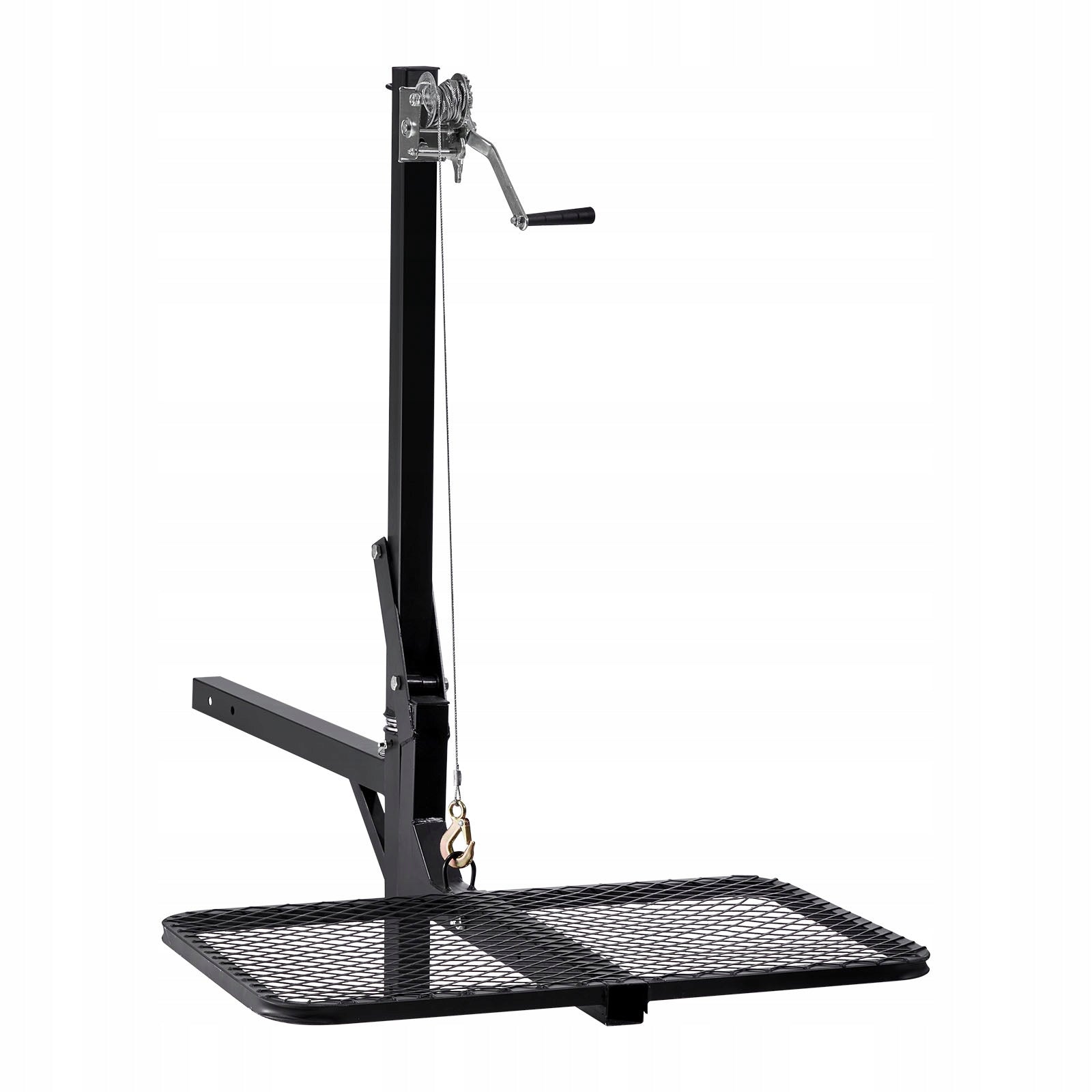 Car Crane Load Capacity 136KG With Trailer Hitch And Lift Platform