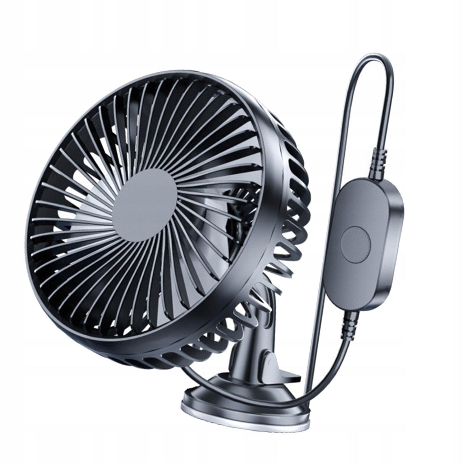Car Fan USB Car Fan 12V 24V Portable Quiet Type air conditioner