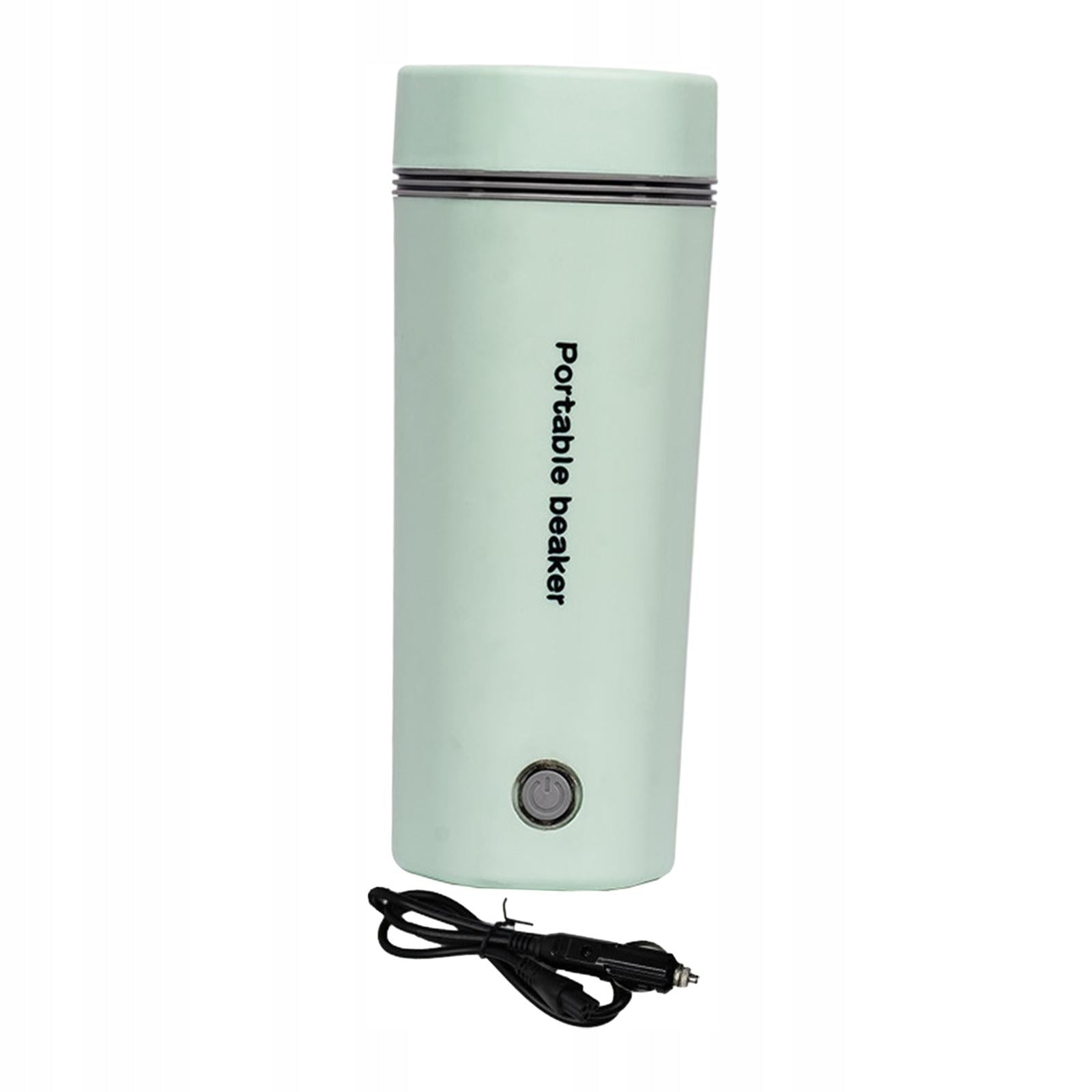Car Heating Cup Fast Boiling Bottle 400ml Travel Electric Kettle 12V Green Brand no brand