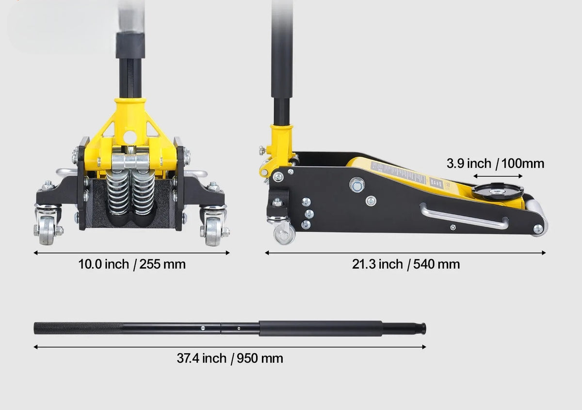 Car Hydraulic Lift 2 t Double Piston Strong Construction Steel Brand no brand