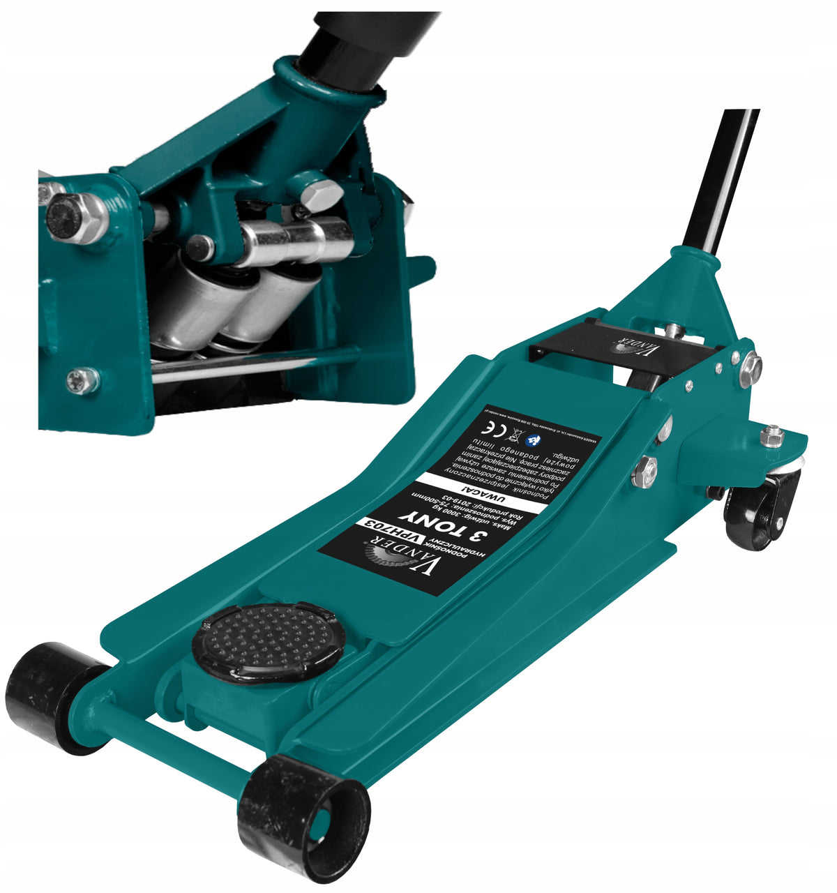 Car Hydraulic Lift Low Profile 3T VANDER VPH707 Brand Vander