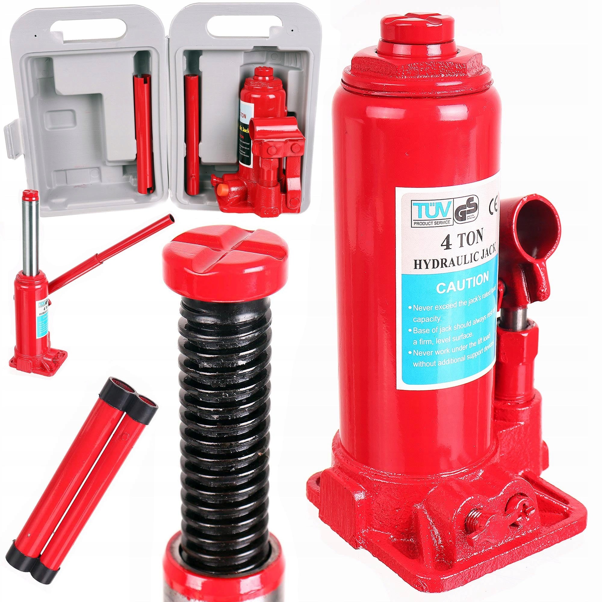 Car Hydraulic Pole Lift 4 TON LEWAREK 192-387mm Suitcase