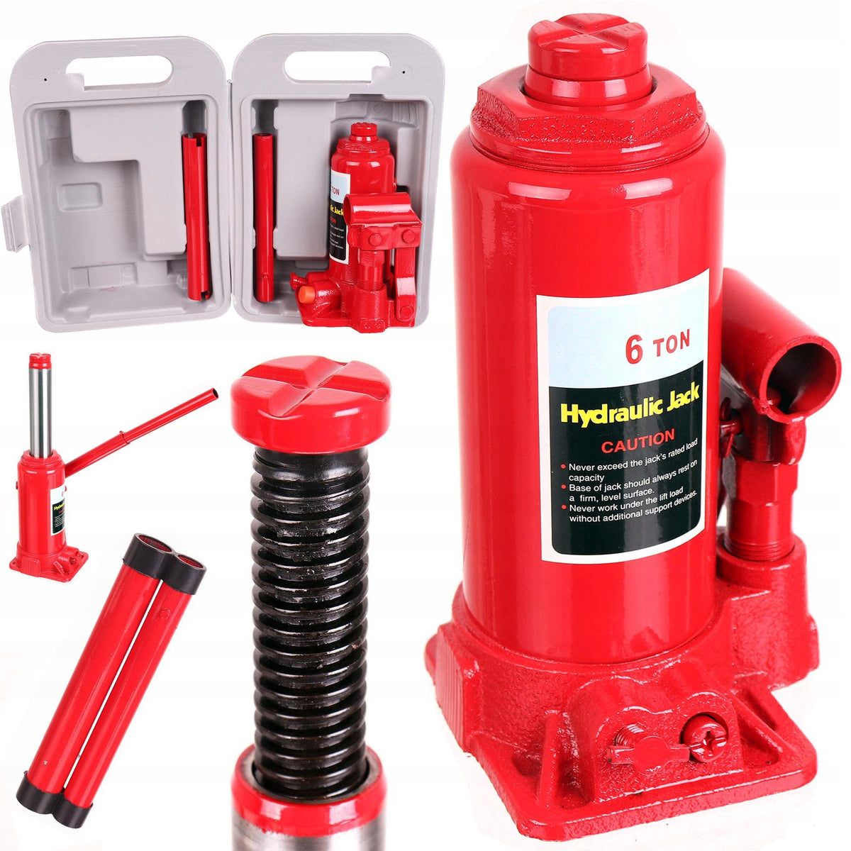 Car Hydraulic Pole Lift 6 TON LEWAREK 196-388mm Suitcase
