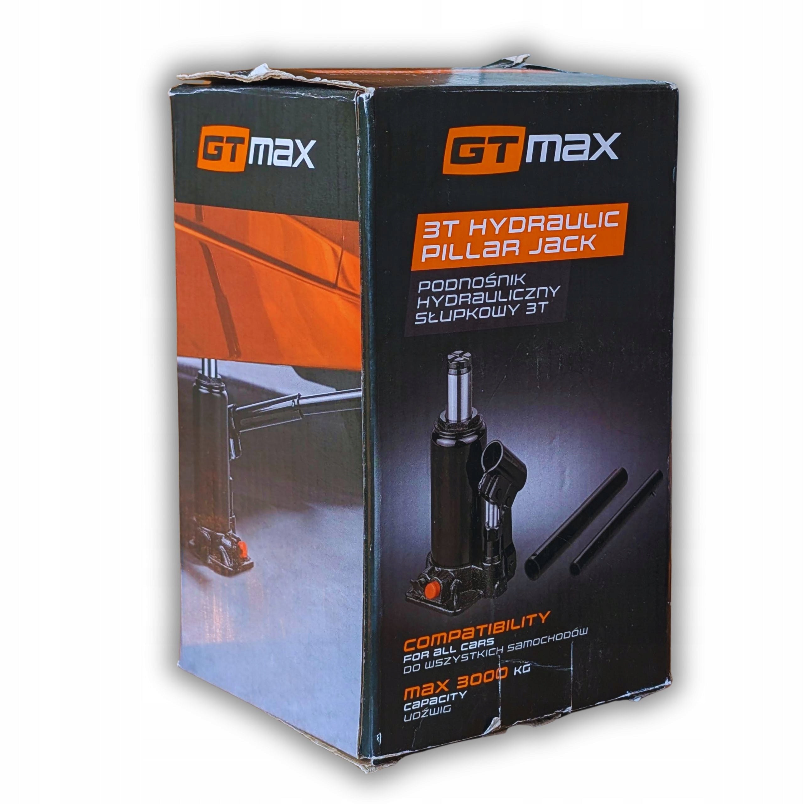Car Lift Hydraulic Pole Steel 3000kg 3T With Valve GT MAX Manufacturer code 260253-BTJ